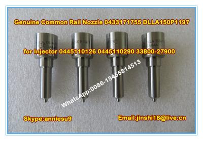 China Genuine Common Rail Nozzle 0433171755 DLLA150P1197 for Injector 0445110126 0445110290 3380 for sale