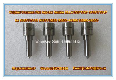 China Bosch Original Common Rail Injector Nozzle DLLA156P1367 0433171847 for 0445110185 04451102 for sale