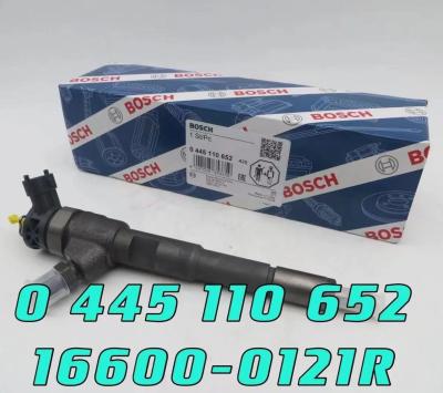 China Genuine And Brand New Diesel Common Rail Fuel Injector 0445110652, 166000121R à venda