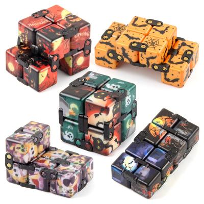 China Decompression Halloween Second Degree Activity Cubes Finger Decompression Toy for sale