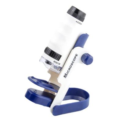 中国 ABS Plastic Educational Science Toys Kids Microscope with Dual Light Source 販売のため