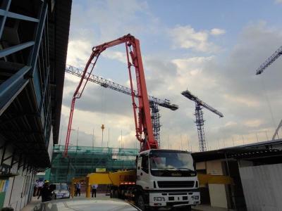 Cina la pompa per calcestruzzo di 37m (6x4) ISUZU 360HP trasporta il camion su autocarro del Pumper del calcestruzzo d'acciaio di SSAB in vendita