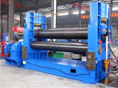 China 3 Roller Hydraulic Plate Roller Machine / Universal Plate Coiling Machine for sale