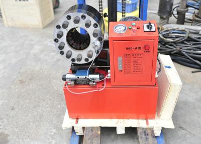 China High Pressure Hydraulic Hose Crimper Machine 31.5 MPa 380V , 1/4inch for sale