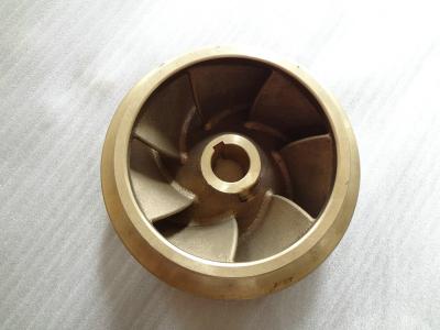 China High Precision Submersible Silicon Brass Water Pump Impeller For Water Pump Parts for sale