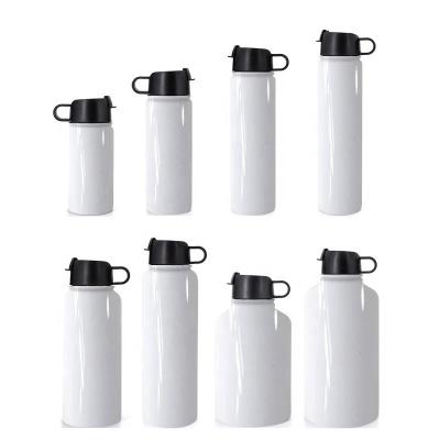 China PORTABLE Sublimation Blanks Sport Water Bottle Flask Thermos Stainless Steel Tumbler With Logo for sale