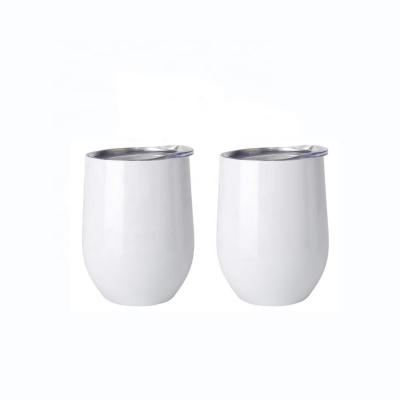 China PORTABLE Tumbler 20oz Wine Mug Stainless Steel Straight Lean Empty Ceramic Mug Sublimation Blanks for sale