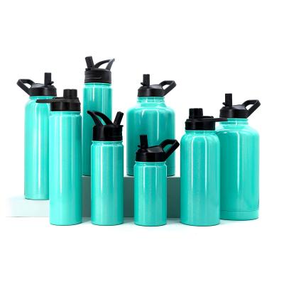 China Sustainable Wholesale Wide Mouth Stainless Steel Vacuum BPA Free Water Bottle With Custom Color for sale