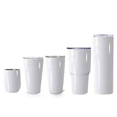 China Viable Custom Thermal Sublimation Mugs Tumblers 10oz 20oz 30oz Stainless Steel Mugs for sale