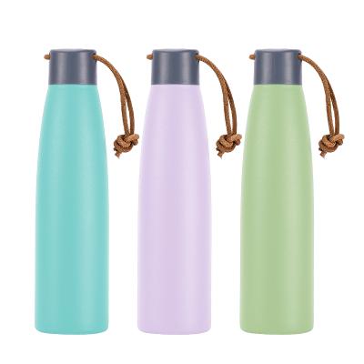 China 550ml Sustainable 550ml Fitness Water Bottle Stainless Steel Cola Shape Bottle for sale