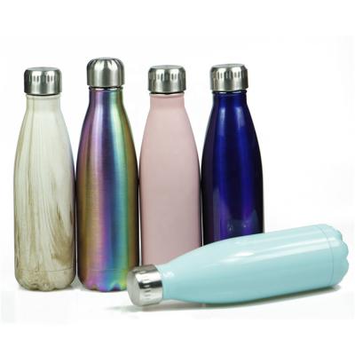 China Cola Shape Stainless Steel Bottle Sustainable Water Bottle Insulated Vacuum Flask for sale