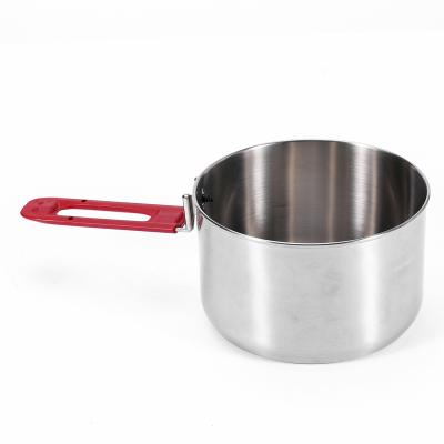 China Food Grade 18/10 Stainless Steel Shabu Shabu Outdoor Camping Cooking Hot Pot for sale