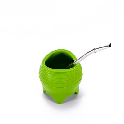 China Yerba Mate Silicone Gourd and Bombilla Yerba Gourd Viable Companion for sale