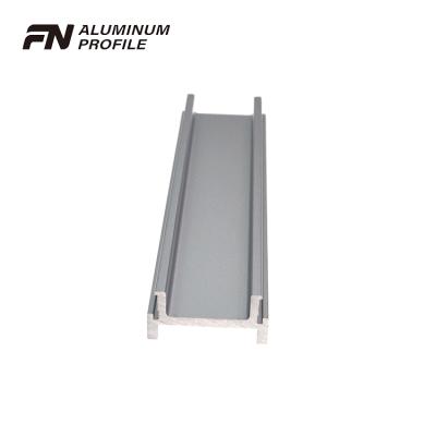 China door & Aluminum Alloy 6061 Window METAL FINS Large Sliding Door Track Profile For Hotel Door Track for sale