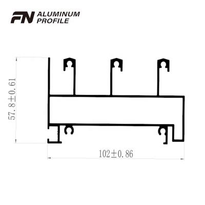 China door & Window aluminum doors and window section aluminum profile for window and door for sale