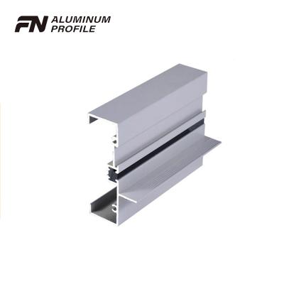 China Sliding Anodize Polished Modular Aluminum Profile For Door Frame And Sideboard Handles for sale