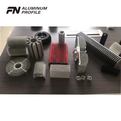 China Aluminum Alloy Extrusion Aluminum Radiator Round Radiator Aluminum Profile Led Aluminum Radiator for sale