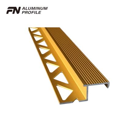 China Instrustrial Ceramic Tile Edge Trim / Aluminum Alloy Architectural Extrusion Profile for sale