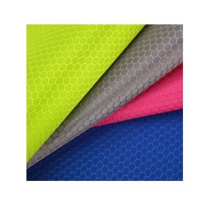 China Waterproof Wholesale Customized Cationic Honeycomb Lattice Fabric Oxford Fabric Outdoor Supplies for sale