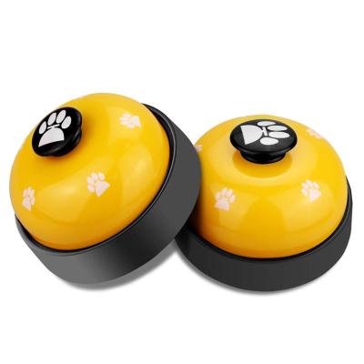 China Stocked Pet Training Bell, Set of Yellow Training Bells, 2 Dog Puppy Pet Potty Dog Cat Door Bell for sale