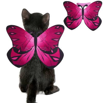 China Factory Wholesale Stocked Cute High Quality Pet Butterfly Wings For Halloween for sale