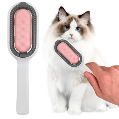 China Stocked Pet Cleaning Comb Water Tank Dog Cat Hair Grooming Comb Pet Hair Removal Comb With Water Tank for sale