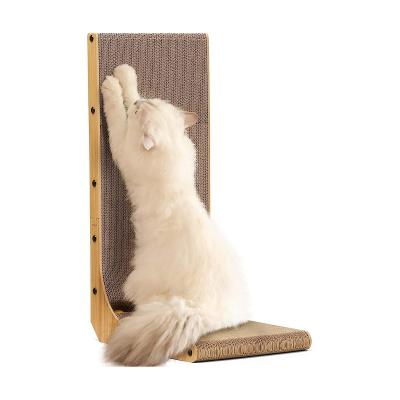 China Eco-friendly New Arrival Cat Paw Board Cat Scratch Board Mat Pet Scratcher Corrugated Corrugated Scratch for sale