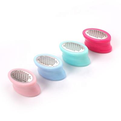 China Manual Exfoliating Pedicure Multifunctional Triad Foot Skin Deadly Folder 8*4.4*4CM for sale