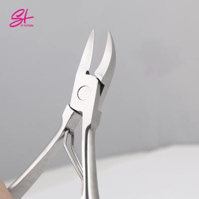 China Wholesale High Quality Professional Foot Skin Removal Tool Manicure Scissors Stainless Steel Dead Cuticle Nipper Right Handed Scissors for sale