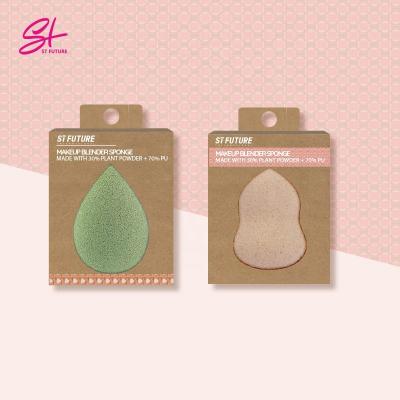 China Restoration Health Collection Gift Set St Series Restoration Future Costom Peach Green Water Drops Stype Beauty Tool Cosmetic Makeup Sponge for sale