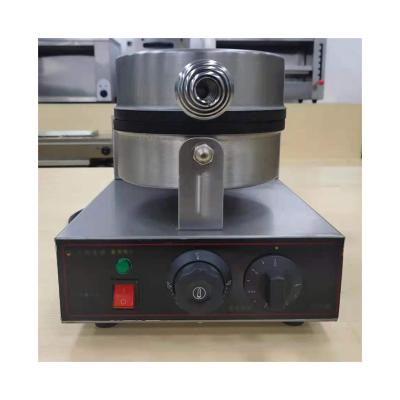 China Commercial Adjustable Thermostat OEM Single Waffle Making Machine Electric Waffle Makers Non-Stick Industrial Waffle Maker for sale