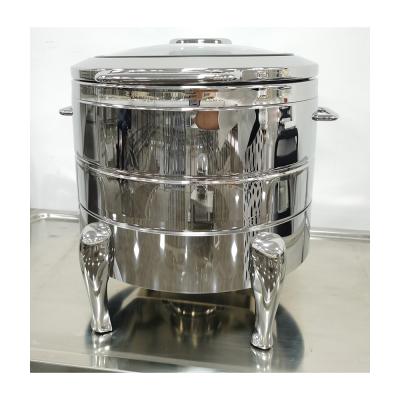 China Hotel restaurant wholesale price 304 stainless steel buffet perspective high quality soup and stock pots for sale