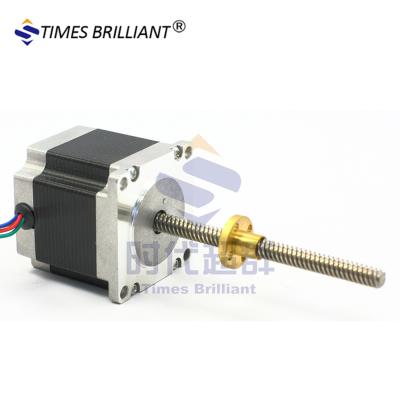 China 1.1NM 3A 57B56AT0808D-10 Linear Stepper Motor Totally Enclosed Linear Motor Times Spot Supply 24v Bright Top Stepper Motor for sale