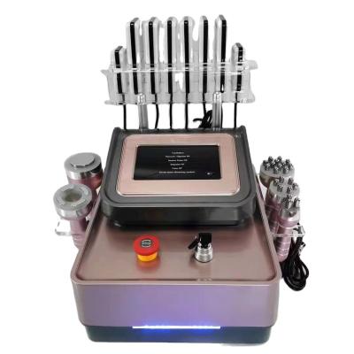 China New Weight Loss Model 6 in 1 Cavitation Ultrasound RF Vacuum Body Shaping and RF Skin Tightening Machine for sale