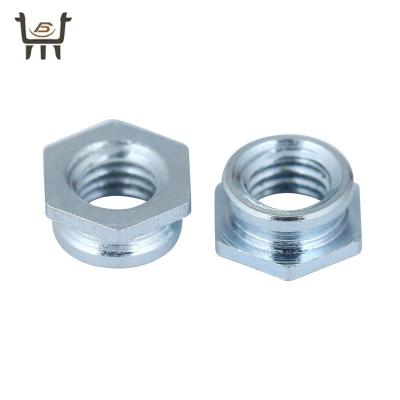 China Durable Hot Sale Fastener Rivet Lock Nut For Drain Valves Stainless Steel 304 Hex Self Folding Flush Nuts For Press Fitting for sale