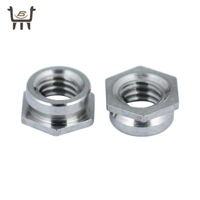 China Premium Quality Durable Fastener Hex Rivet Nut and Flat Seal Hexagon Bolt Nut Stainless Steel Hex Self Folding Flush Nuts for sale