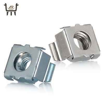 China Durable m4 shop tie down clip nut mounting screws and galvanized metal cross recessed cage nuts for server for sale