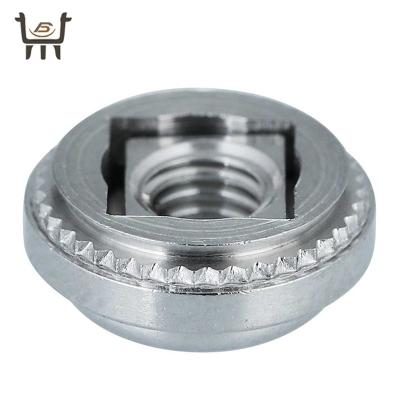 China Customizable Anti Rust Self Locking Hook Nuts Fastening Stainless Steel And Galvanized Self Locking Floating Rivet Nut for sale