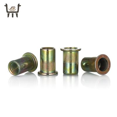 China Top quality m8 heavy industry flat blind rivet nuts special odm head odm rivets nuts for hardware sale at a low price fastener for sale