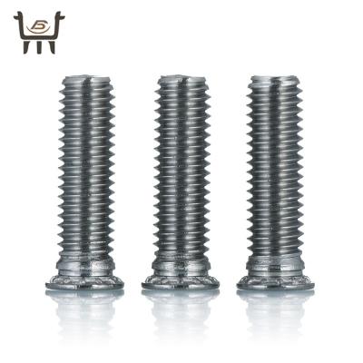 China Top quality flat self shackle stud bolt fastener fhs-256-10 screw rivet bolt customizable for sale