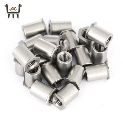 China Stainless steel press riveting screw rivet nut PEM BSO self standoff zinc metal self shackling fasteners tying bsos for sale