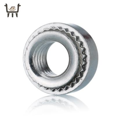 China PS SMPS CLA Hex High Pull Torque and Performance S CLS Threaded Pressure Riveting Nut m6 304 Stainless Steel Fasteners Tuck In Pressing Nut PS S CLS CLA SMPS for sale