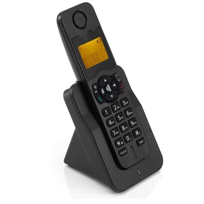 China High Quality DECT 6.0 Cordless Phone With Call ID Call Waiting Black With 1 Hand Mounted Mobile Phone With CID Display for sale