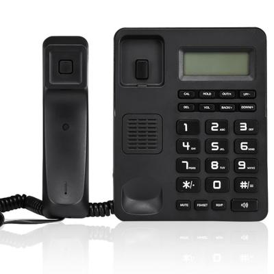 China High Quality Tethered Telephone with Caller ID Display Home Hotel Wired Large Telephone Office Desk Wall Buttons Landline Telephone for sale