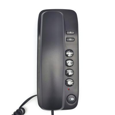 China Trimline Line Phone Trimline Attached Phone with Call ID Wired Wall Mounted Landline for Living Room, Bathroom and Bedroom for sale