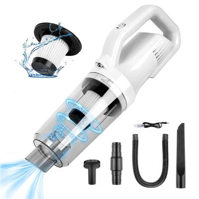 China Lightweight Rechargeable Cordless Handheld Plastic Car Vacuum Cleaner Portable Vacuum Cleaner For Pet Hair Home Car Stairs for sale