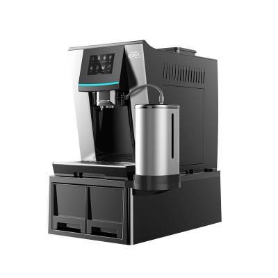 China One Touch Coffee Makers One Touch Cappuccino Espresso Latte Commercial Hot Self-cleaning Amercino Milk Hot Water Coffee Machine for sale