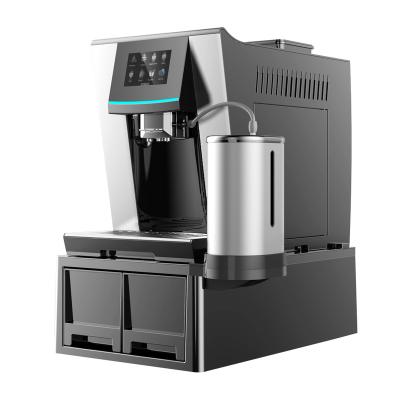 China Commercial Multi-Function Intelligent Preset Professional Coffee Maker Coffee Espresso Coffee Machine Italy Design Automatic for sale