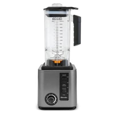 China 2022 New Arrival Ice Crushing Blender for Food Shakes Smoothies with Black Button Commercial and Household Use Stainless Steel Food Processor for sale