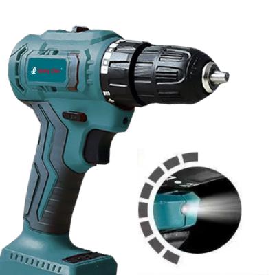 China GUANG CHEN Cordless Tool Kits Household Power Combo Tool Kits Double Speed ​​Keyless Chuck 20v Cordless Drill for sale